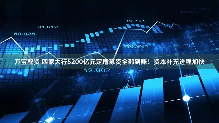 万宝配资 四家大行5200亿元定增募资全部到账！资本补充进程加快